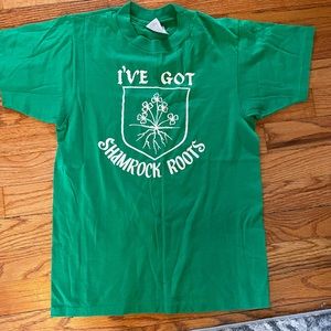 Shamrock roots Irish tee